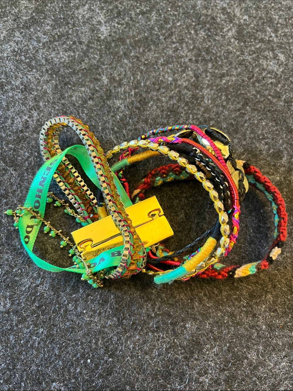 HIPANEMA MULTI COLOR MEDIUM BRACELET - Picture 3 of 5